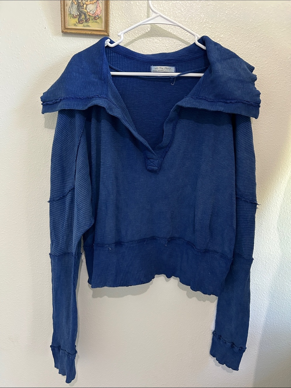 We The Free Ribbed Hooded Top